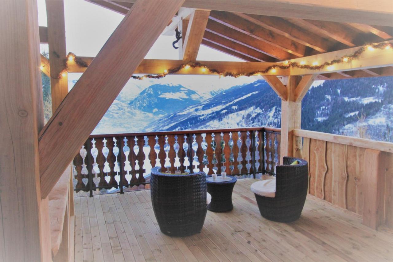 Chalet Miravidi, Montchavin-La Plagne, Jacuzzi & Sauna Экстерьер фото
