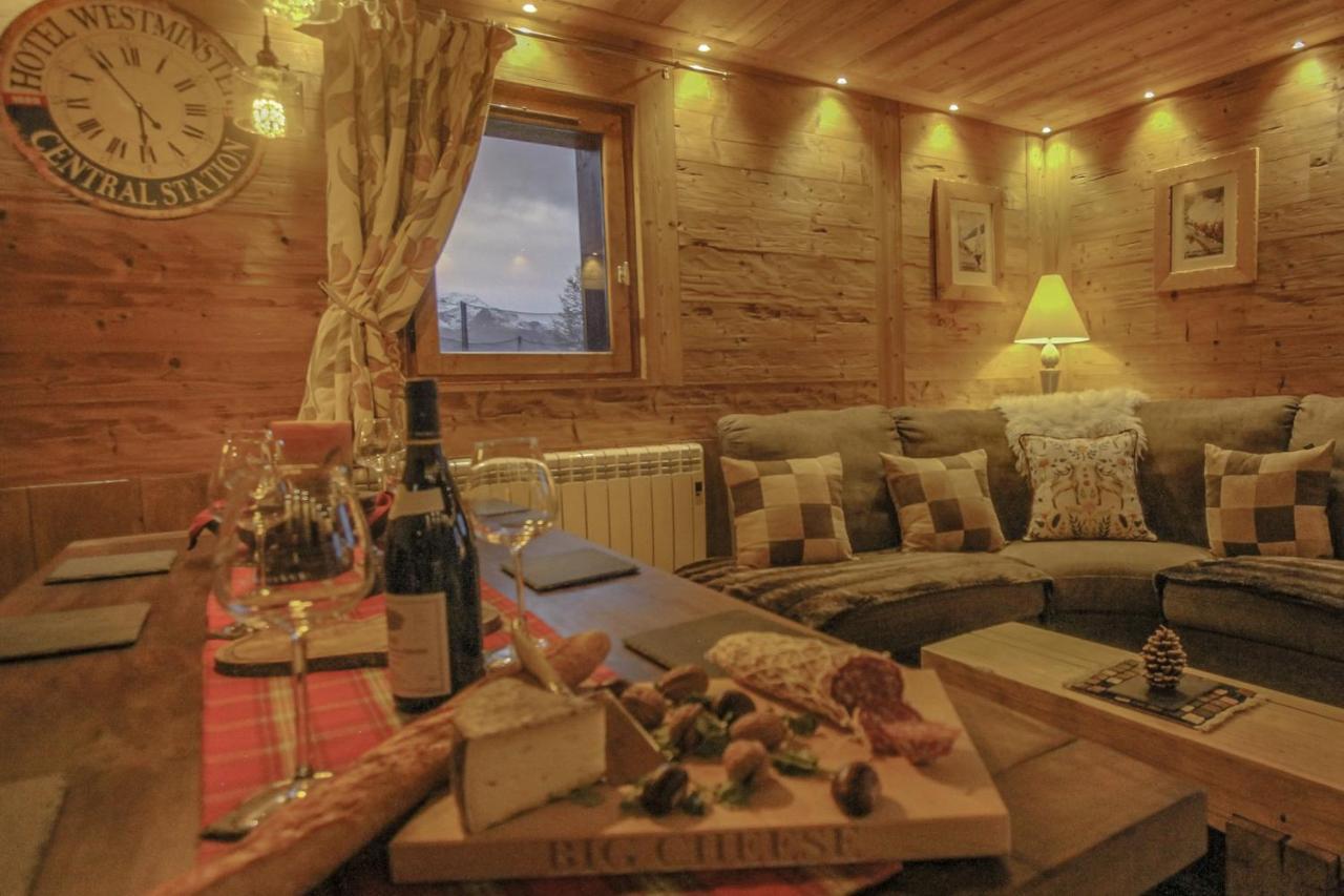 Chalet Miravidi, Montchavin-La Plagne, Jacuzzi & Sauna Экстерьер фото
