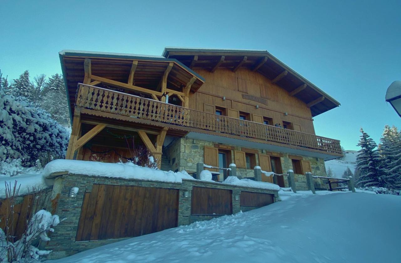 Chalet Miravidi, Montchavin-La Plagne, Jacuzzi & Sauna Экстерьер фото
