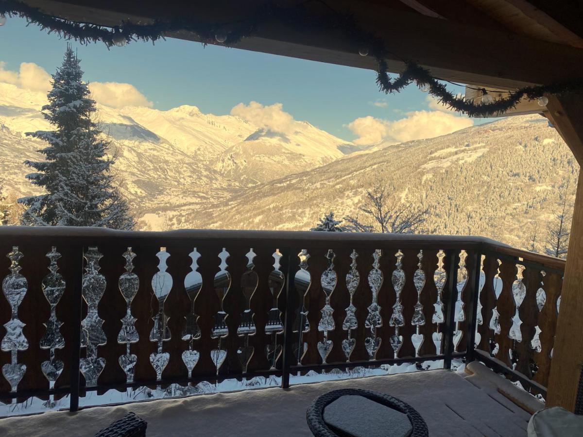 Chalet Miravidi, Montchavin-La Plagne, Jacuzzi & Sauna Экстерьер фото