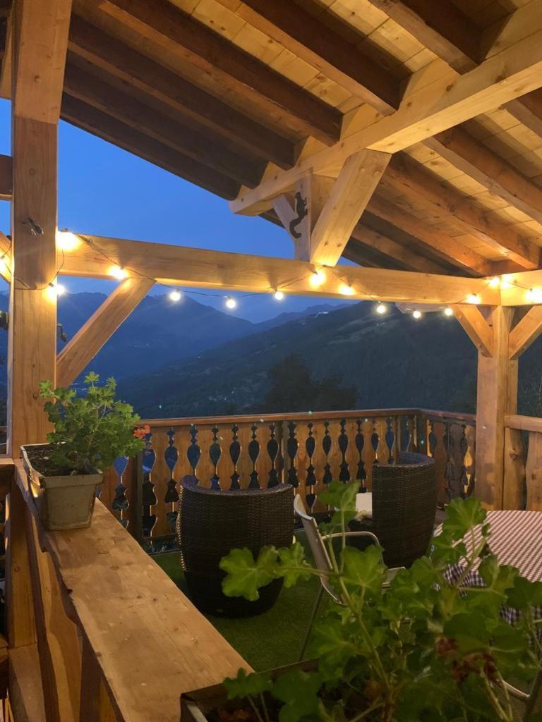 Chalet Miravidi, Montchavin-La Plagne, Jacuzzi & Sauna Экстерьер фото