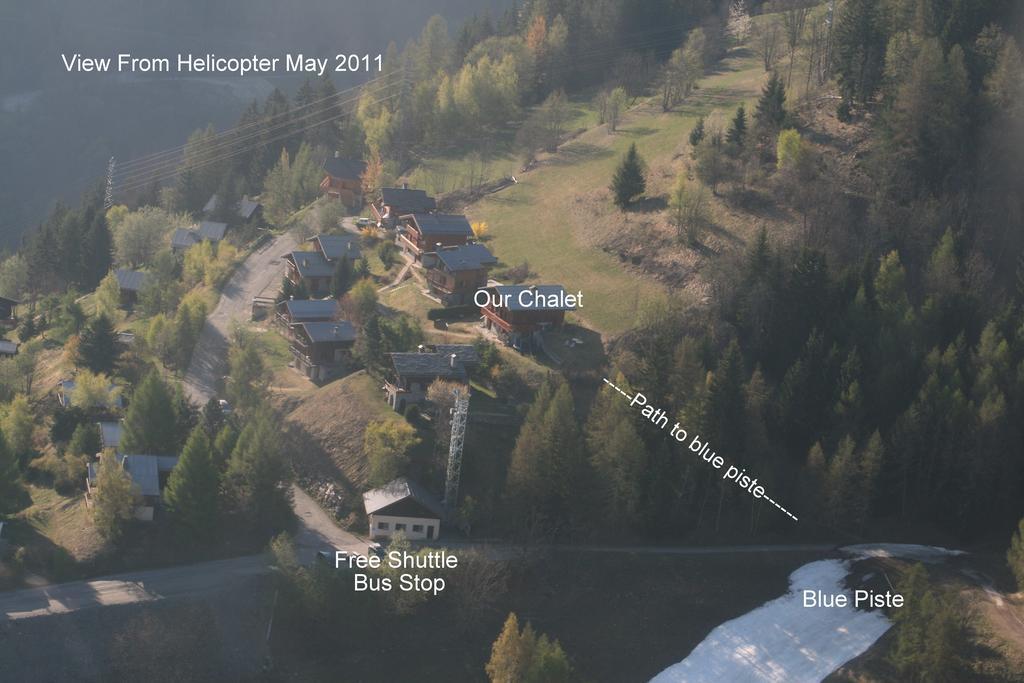 Chalet Miravidi, Montchavin-La Plagne, Jacuzzi & Sauna Экстерьер фото