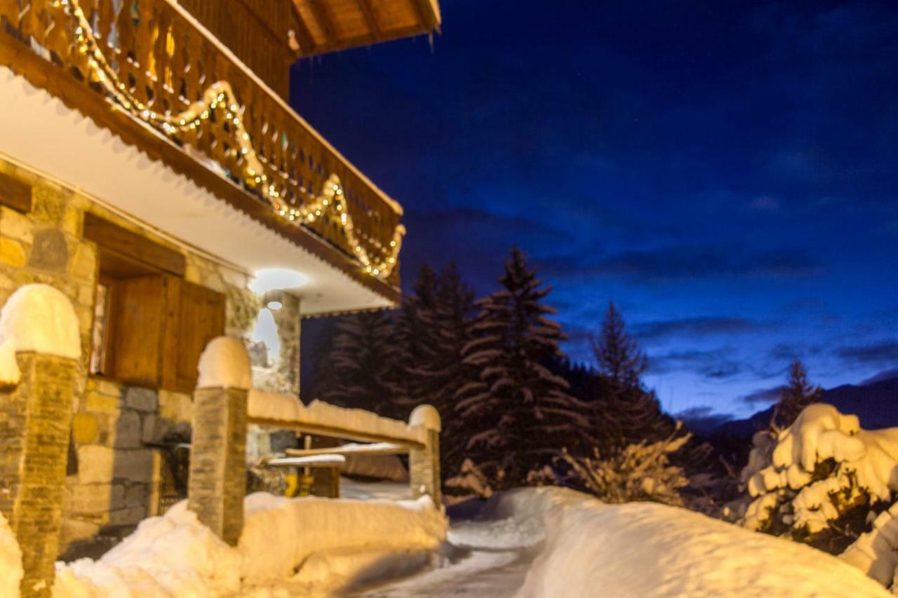 Chalet Miravidi, Montchavin-La Plagne, Jacuzzi & Sauna Экстерьер фото